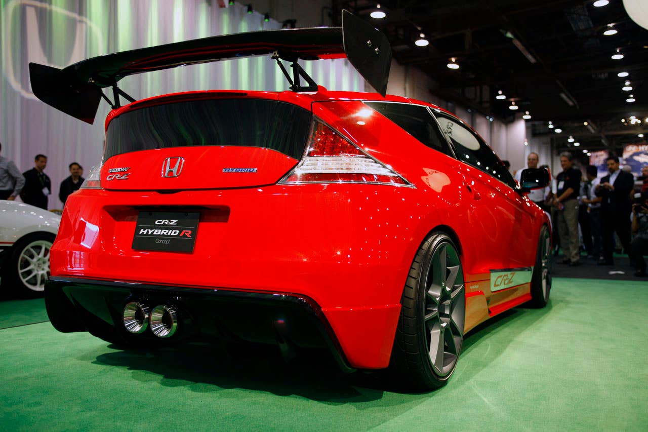 2011 Honda CR-Z Hybrid R Concept rear 3/4