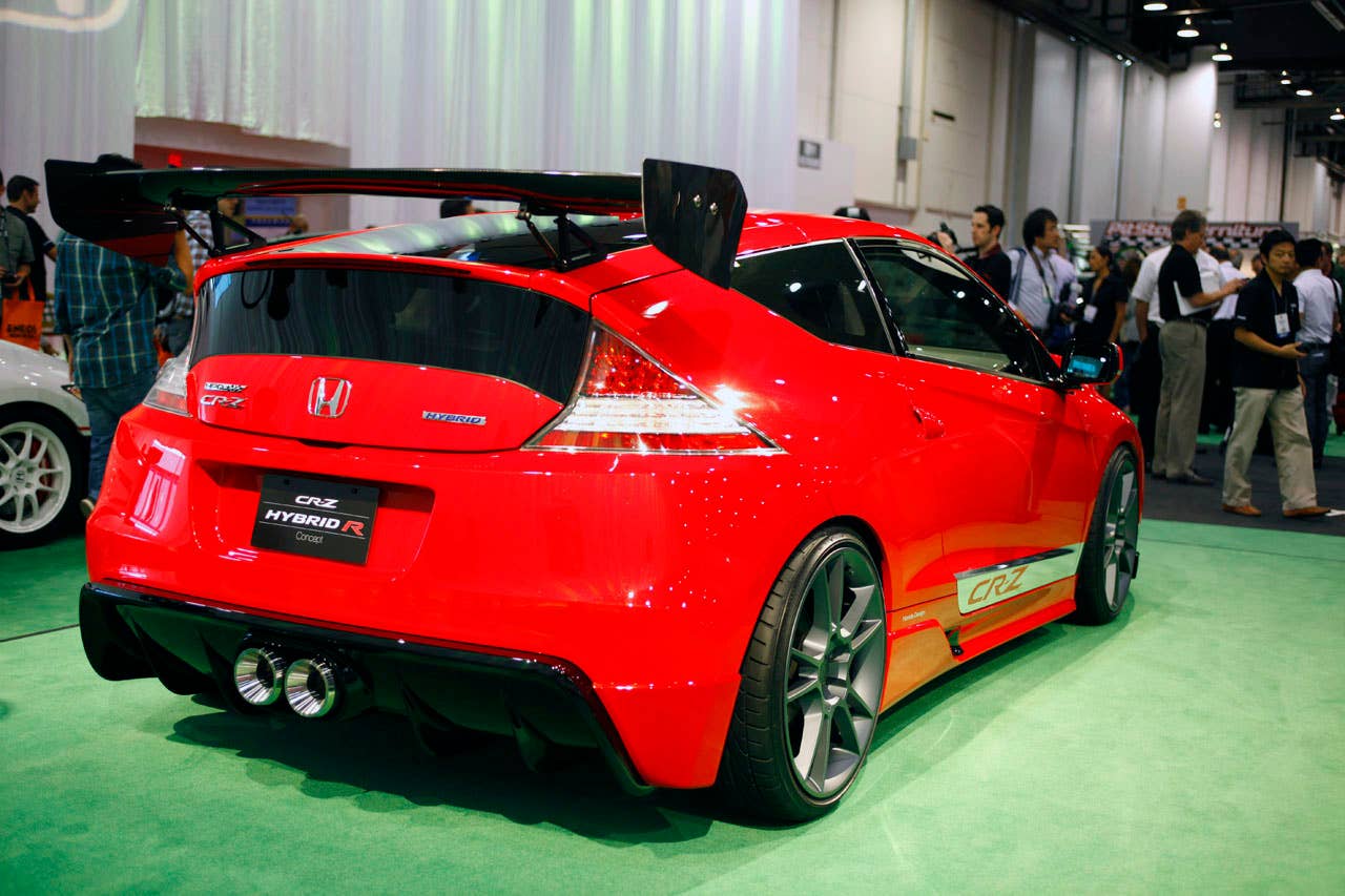 2011 Honda CR-Z Hybrid R Concept rear 3/4