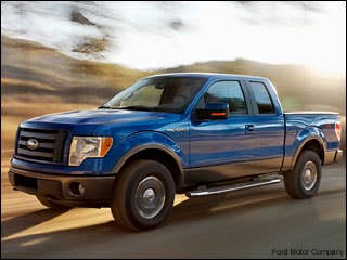 June 2009 Sales: 35,915 Change vs. June 2008: -7.4% MSRP: $21,565 - $36,100 TheFord F-150 pickup truck delivers outstanding performance with its distinct trim levels, equipment packages and its broad range of cab styles and pickup box configurations. It comes in five trims: XL, STX, XLT, FX4 and the luxurious Lariat.Research the Ford F-150Ford F-150 OverviewFord F-150 PicturesFree Ford F-150 Price Quote