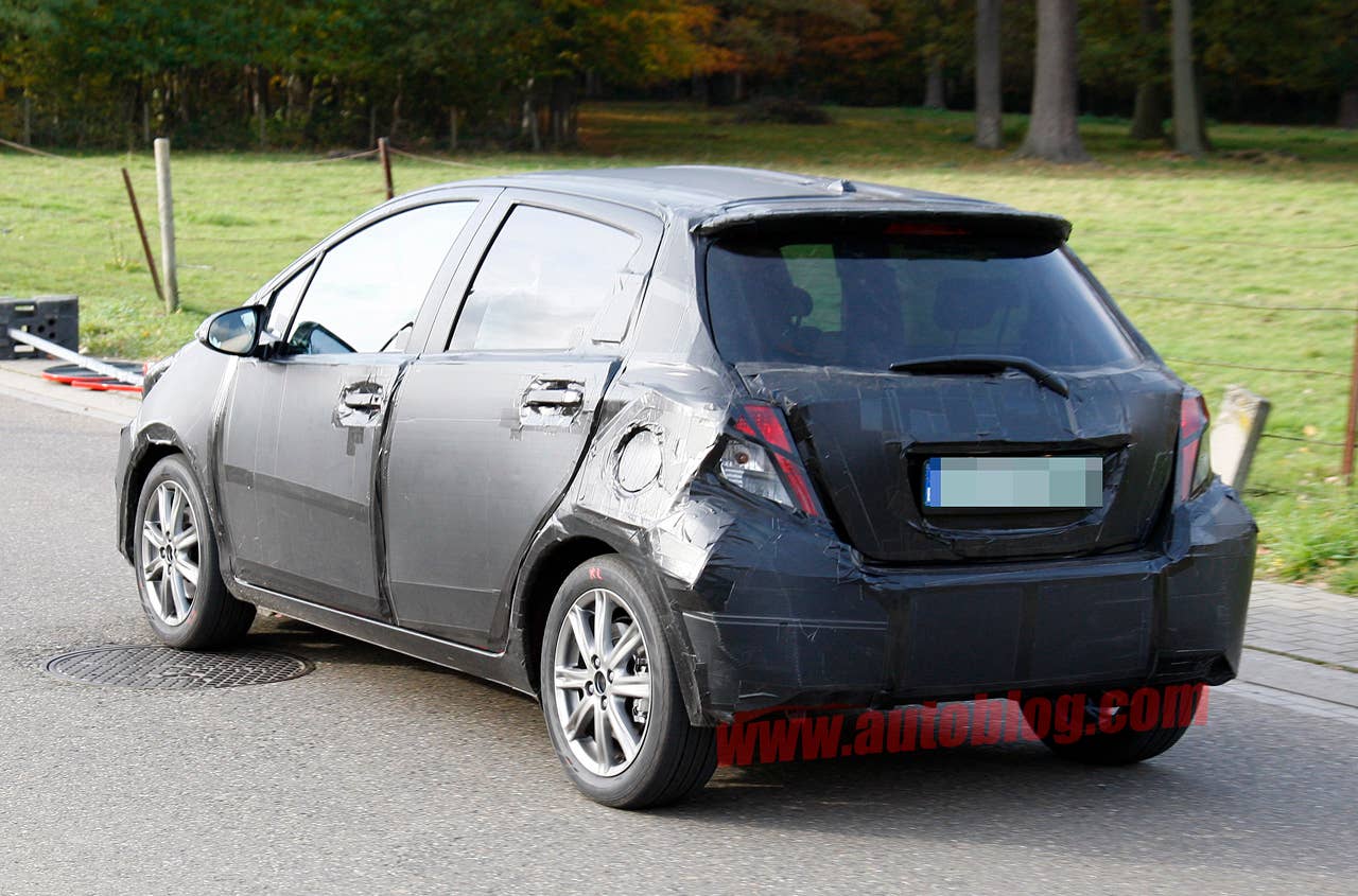 Spy Shots: 2012 Toyota Yaris