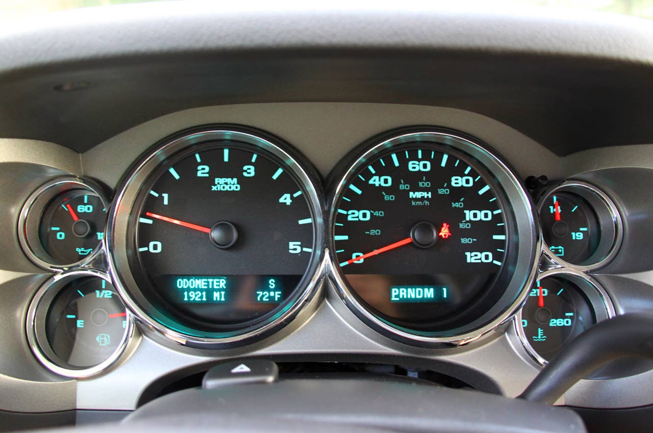 2011 GMC Sierra 3500HD SLE gauges