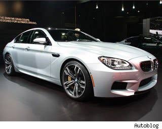 The latest fashion statement in luxury is the four-door coupe. First came theMercedes CLS, Audi A7 and then came the BMW Gran Coupe. Anytime BMW applies its M-branded engineering to make an already sensational sport sedan zippier, it gets our attention.  The M-tuned Gran Coupe utilizes the same 4.4-liter forced-induction V8 that powers both theBMW M6 and the M5, with an output of 560 horsepower and 500 pound-feet of torque. The fast four-door brings up 60 miles per hour in just 4.1-seconds – the same sprint time as the M6 coupe and a few tenths quicker than the M5 – and up to a limited top speed of 155 mph.  Read More BMW M6 Gran Coupe Info BMW M6 Gran Coupe Photos
