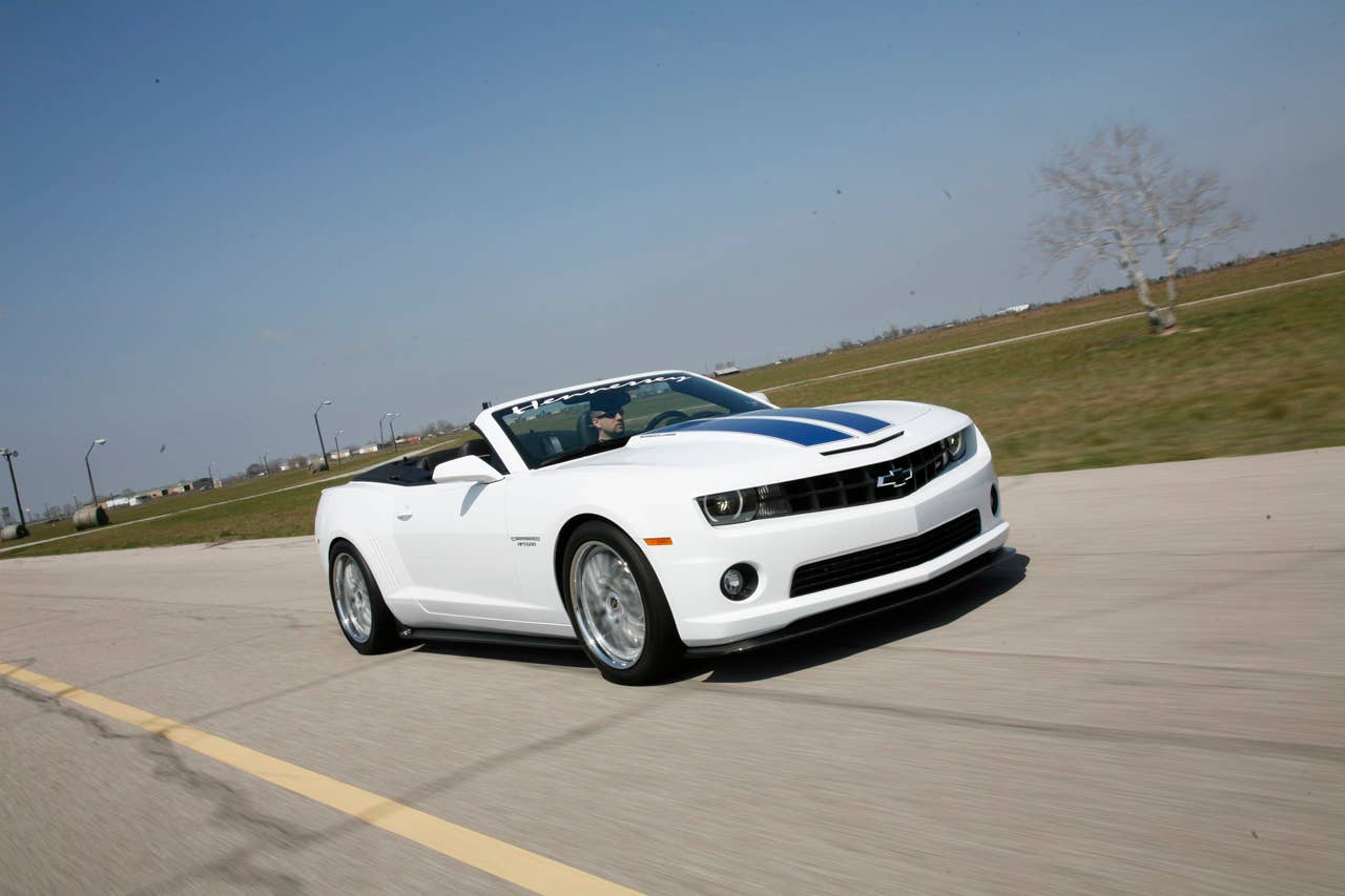 Hennessey HPE600 Chevrolet Camaro Convertible front 3/4