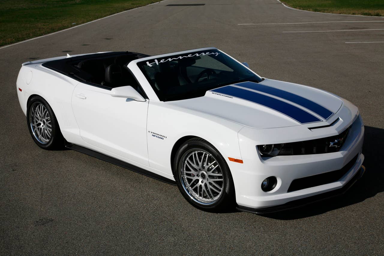 Hennessey HPE600 Chevrolet Camaro Convertible front 3/4