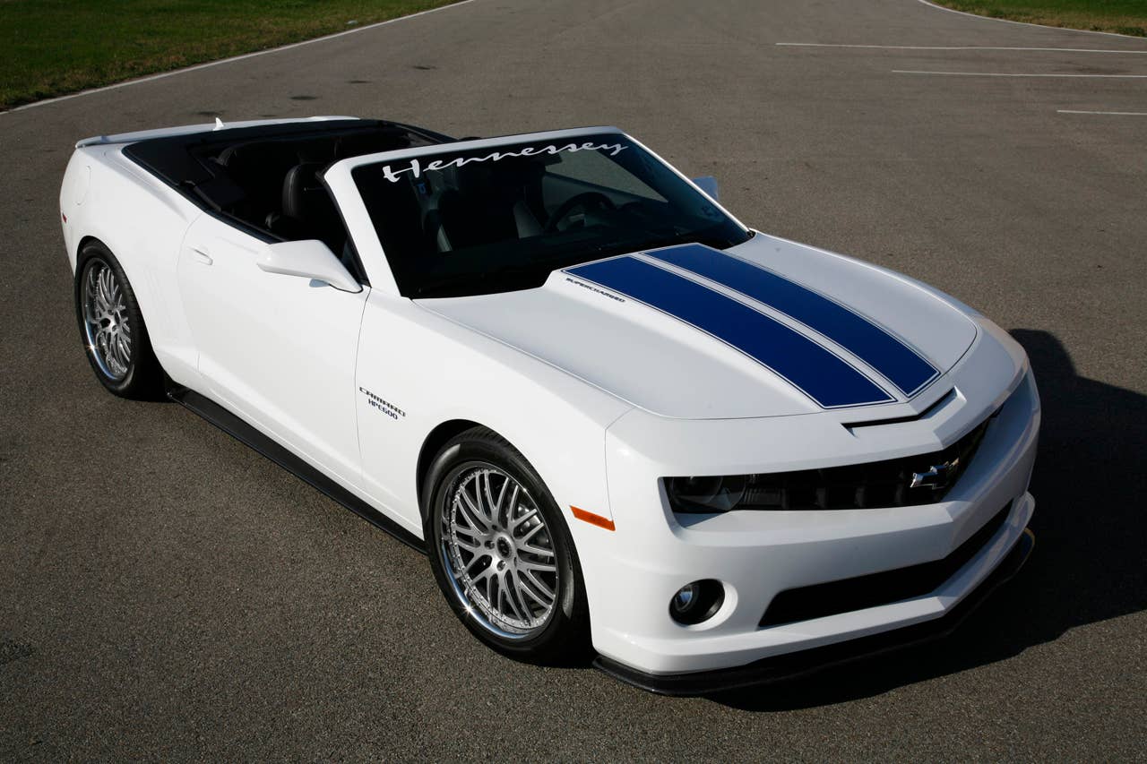 Hennessey HPE600 Chevrolet Camaro Convertible front 3/4