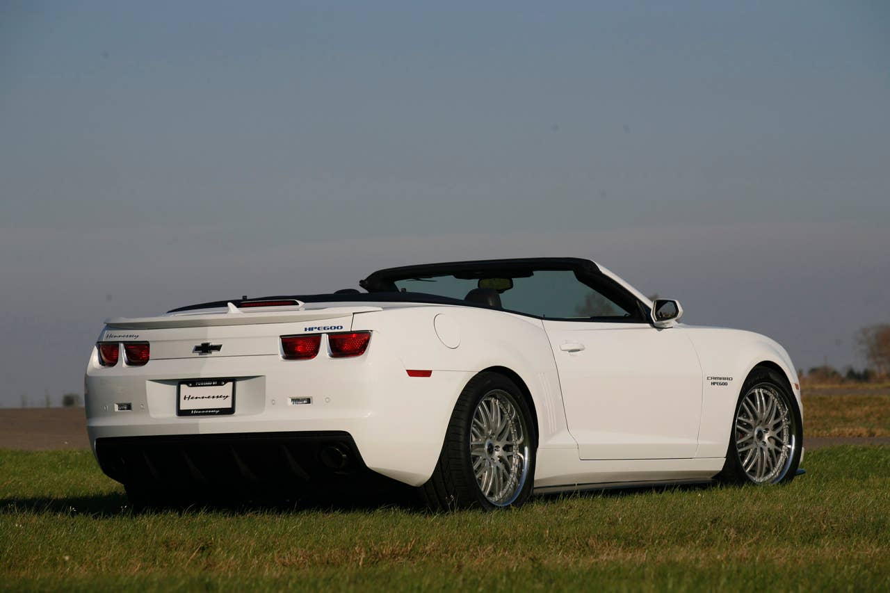 Hennessey HPE600 Chevrolet Camaro Convertible rear 3/4