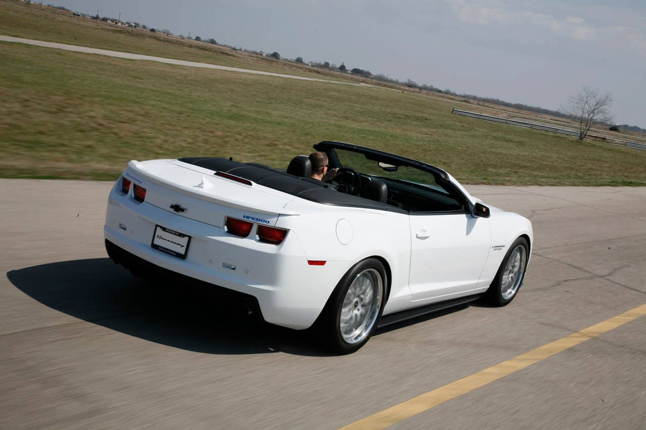 Hennessey HPE600 Chevrolet Camaro Convertible rear 3/4
