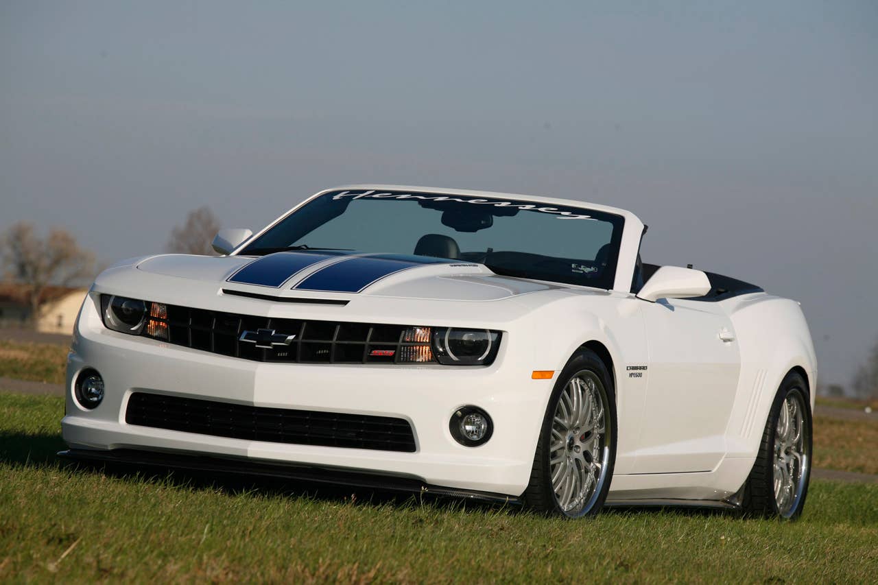 Hennessey HPE600 Chevrolet Camaro Convertible front 3/4