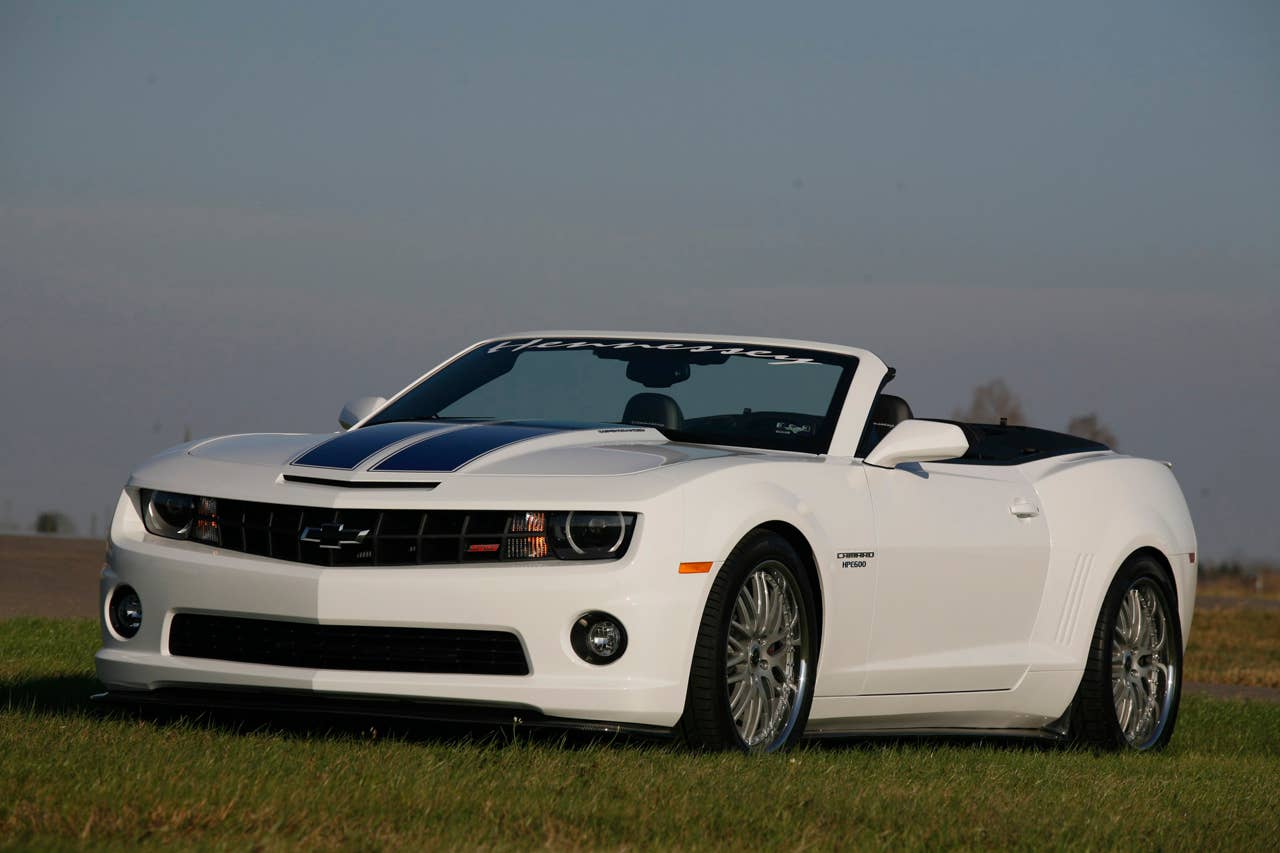 Hennessey HPE600 Chevrolet Camaro Convertible front 3/4