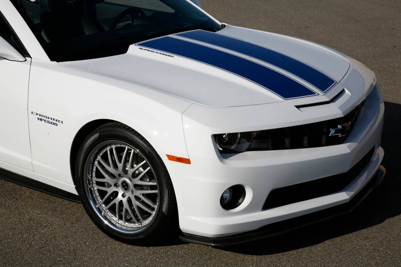 Hennessey HPE600 Chevrolet Camaro Convertible front 3/4