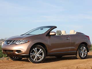 The Nissan Murano CrossCabriolet isn't from a luxury marquee. It doesn't have incredible performance or an opulent interior. What it does have is awkward looks and less-than-impressive sales numbers. So why get this car before the world ends? Well, why not? Look: The world is ending. Now is the time to try something you've never tried before. Take a break from crossing things like skydiving and calling up your junior high crush off your bucket list and get in the Murano CrossCabriolet just to experience what it's like to drive a convertible crossover. While you're at it, try some other unexpected combinations, like peanut butter and sushi or hang gliding in flannel pants. You just may find something amazing -- and if you don't, everyone will be dead soon anyway, so it's not like they can make fun of you for getting a Murano CrossCabriolet.