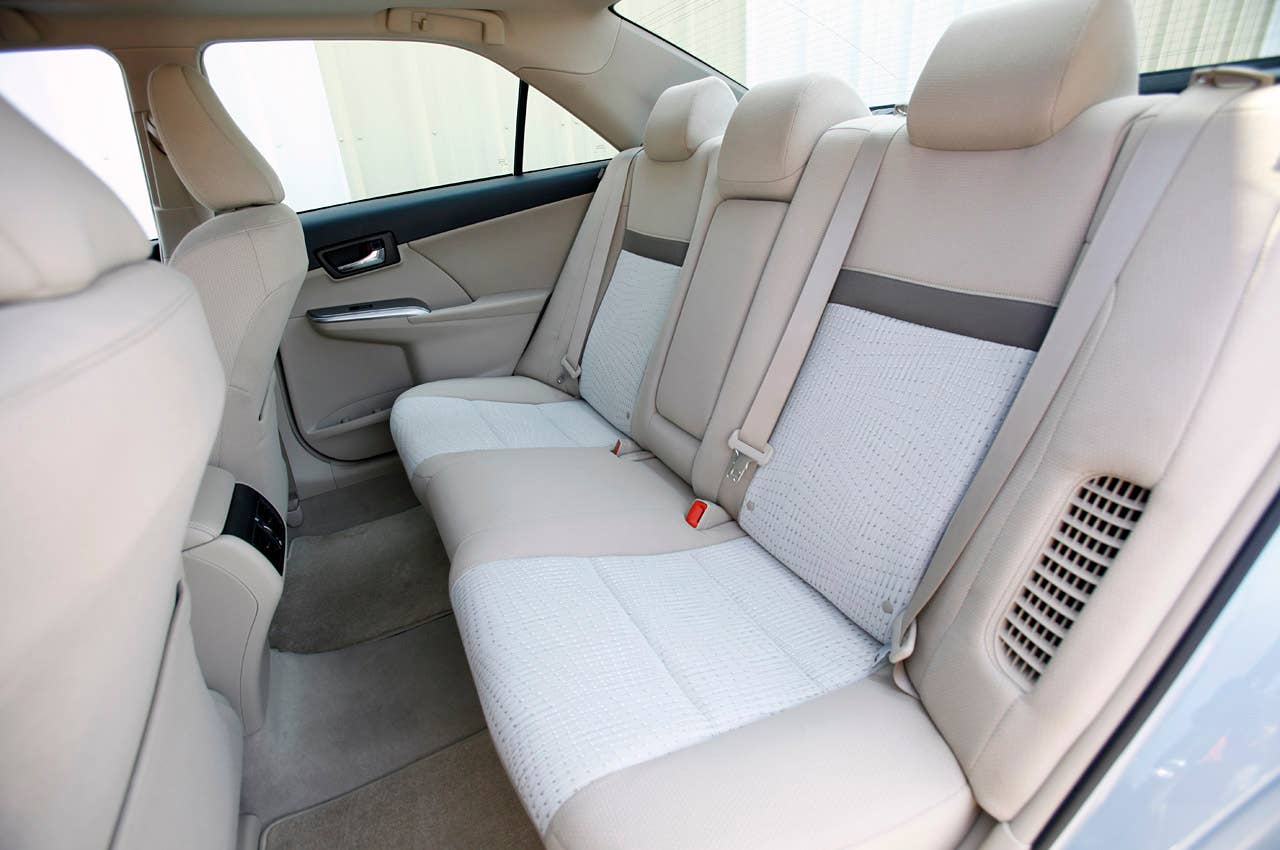 2012 Toyota Camry Hybrid rear seats