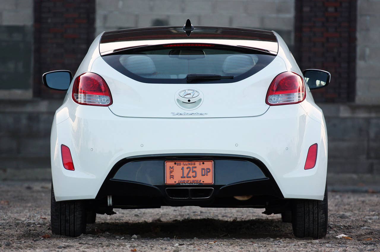 2012 Hyundai Veloster rear view