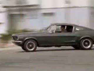 There was nobody cooler than Steve McQueen in the 1960s. In Bullitt, which he produced, the San Francisco police inspector drove around the Bay area in a 1968 Mustang GT. The car took its star turn during one of the best chase scenes in cinematic history as McQueen jockeyed for position against the two killers who were in a Dodge Charger.  The growl of the Mustang GT comes through even on a bad TV set as McQueen gains, and then fall backs as the bad guy shows his Winchester pump shot gun. Of course, McQueen comes out okay after the chase, but not so much the car, leading him to request a replacement set of wheels when he returns to the cop-house. The bad guys ran their Charger into a gas station pump, which exploded and barbecued them beyond recognition.  The car has become so iconic because of the movie that Ford recreated the GT in 2006 and called it the"Bullitt" edition.