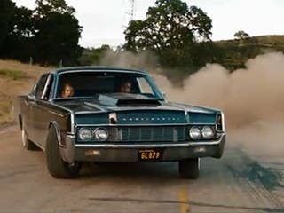 God knows Ford's Lincoln brand is having a hard time making a go of it these days. But let's not forget that the brand had a heyday. In last year's Hit and Run, the featured car is a 1967 Lincoln Continental. The movie stars actor/comedian Dax Shepard, Kristen Bell and Bradley Cooper.  An ex-getaway driver flees the feds and bad-ass gangsters after quitting the witness protection program so he can drive his girlfriend to her new job in LA. Gotta love that Shepard's character,"Charlie Bronson," chooses a Conti as his ride for the trip. The size, the strength and the V8 under the hood is just the ticket.