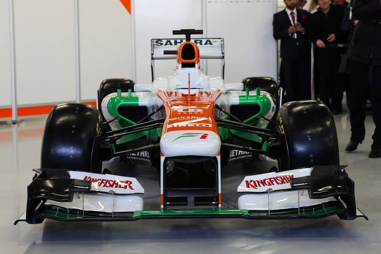 The new Sahara Force India F1 VJM06. Sahara Force India F1 VJM06 Launch, Friday 1st February 2013. Silverstone, England.