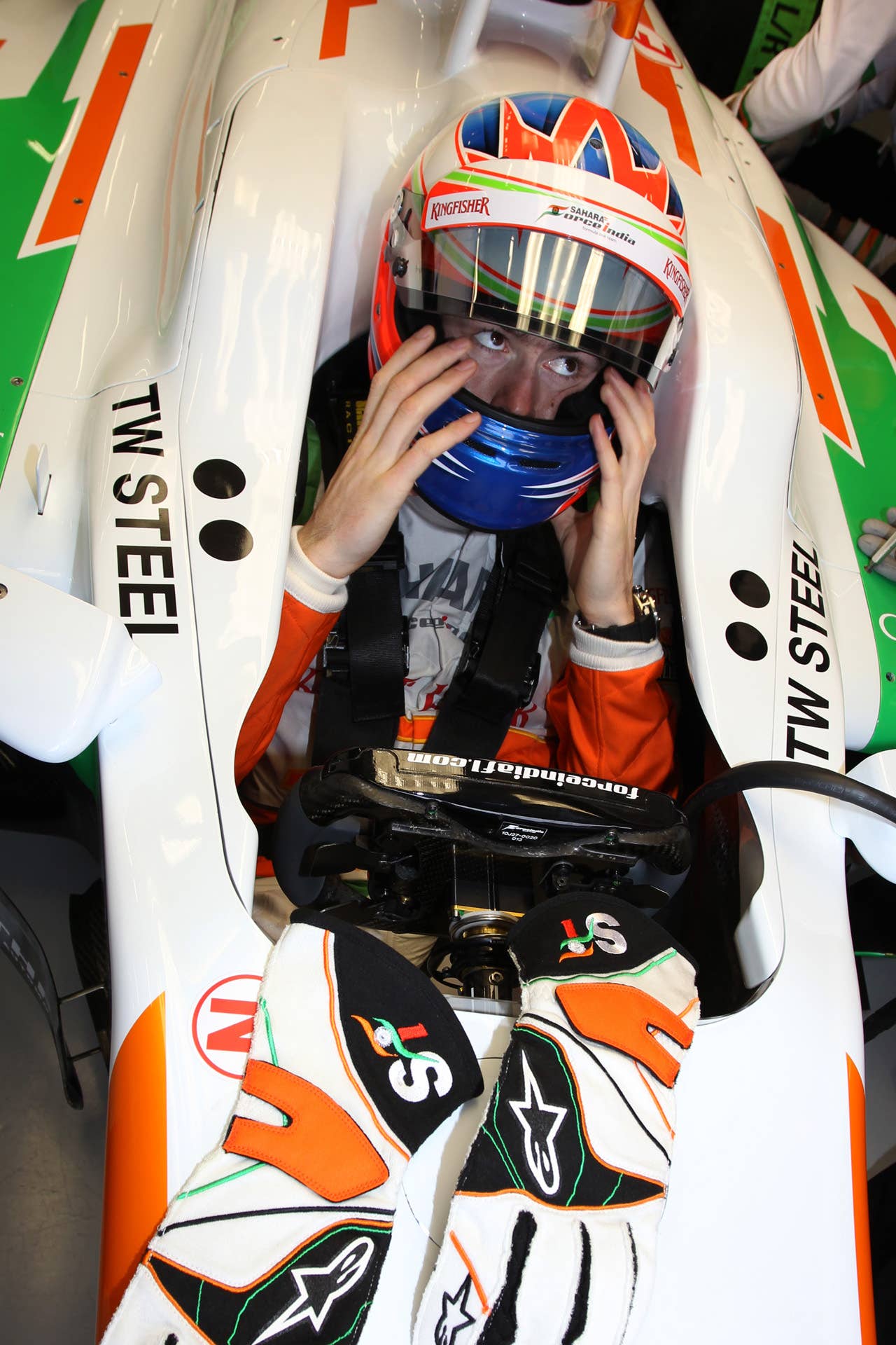 Paul di Resta (GBR) Sahara Force India VJM06. Sahara Force India F1 VJM06 Launch, Friday 1st February 2013. Silverstone, England.