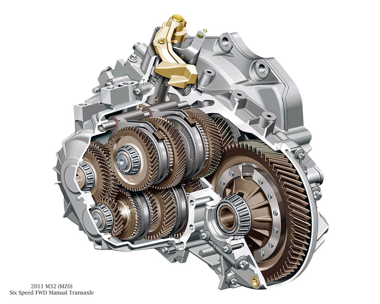 2011 M32 (MZ0) Six Speed FWD Manual Transaxle for Chevrolet Cruze