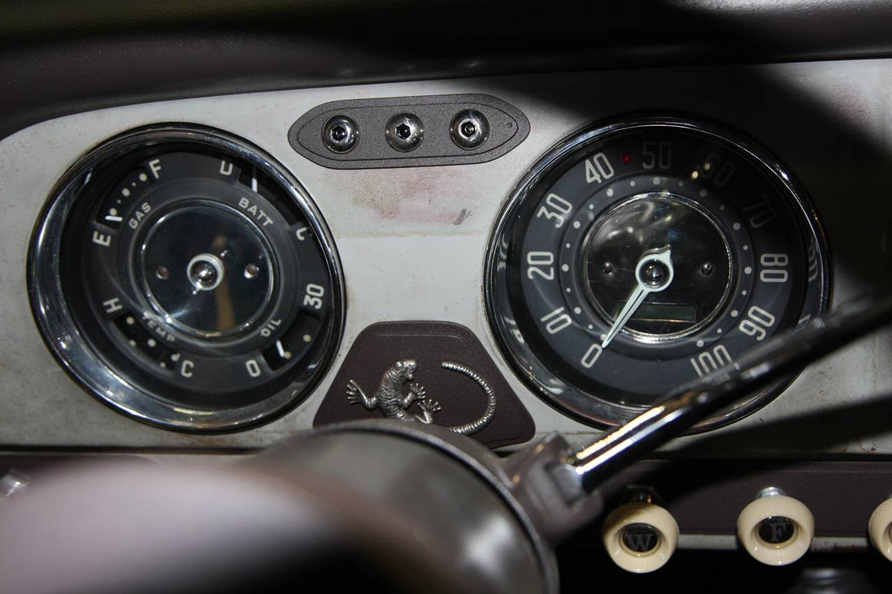 ICON Derelict 1952 Chevrolet Business Coupe gauges