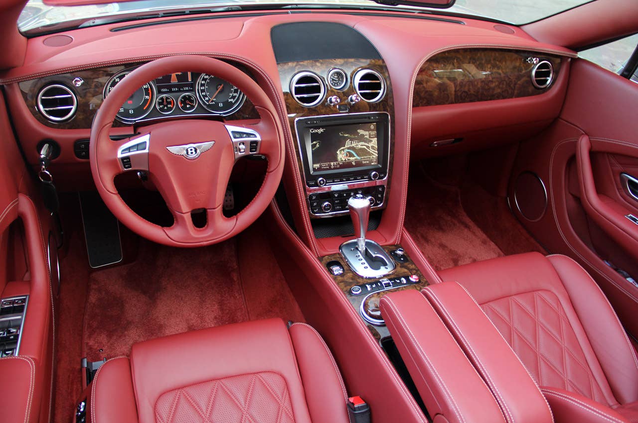 2012 Bentley Continental GTC interior