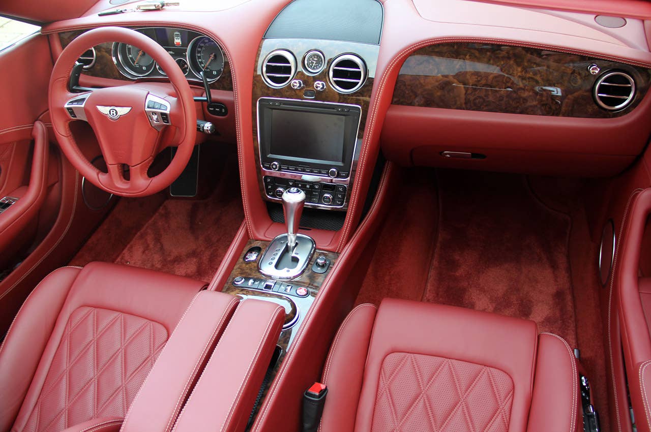 2012 Bentley Continental GTC interior