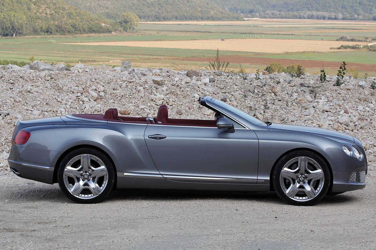 2012 Bentley Continental GTC side view