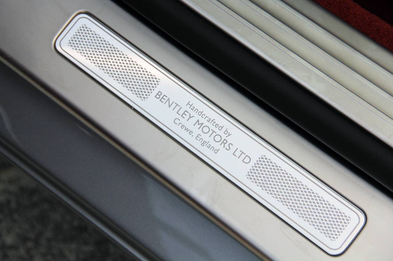 2012 Bentley Continental GTC sill plate