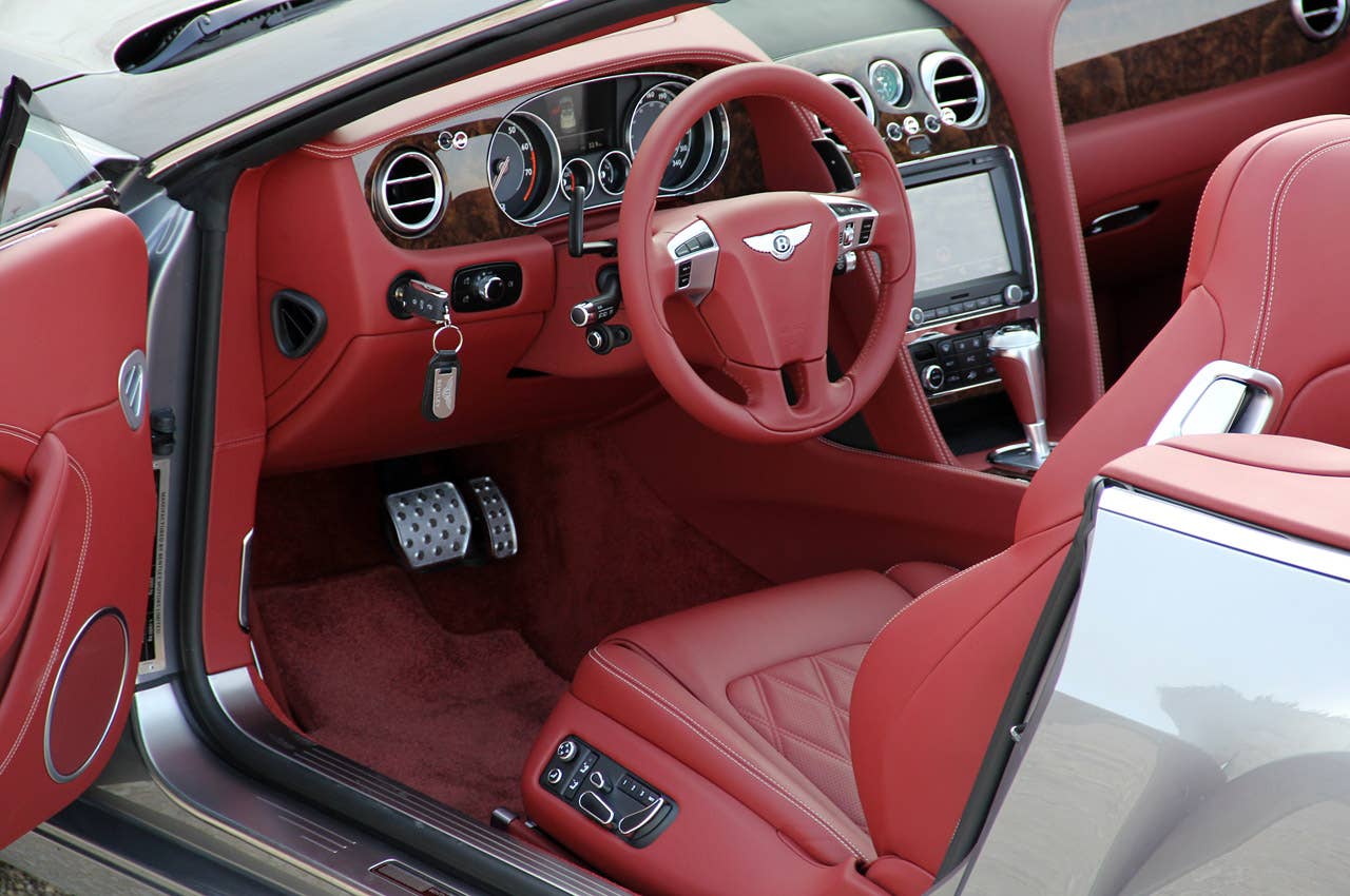 2012 Bentley Continental GTC interior