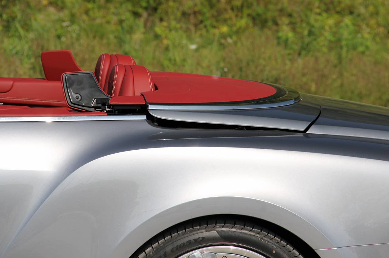 2012 Bentley Continental GTC convertible top