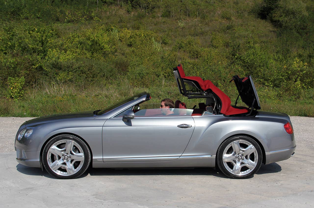 2012 Bentley Continental GTC side view