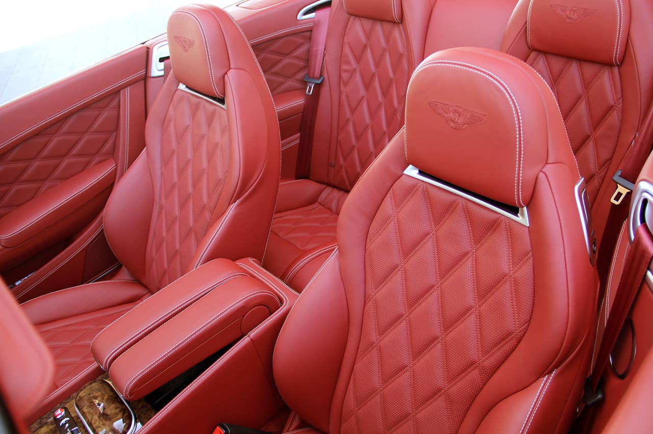 2012 Bentley Continental GTC front seats
