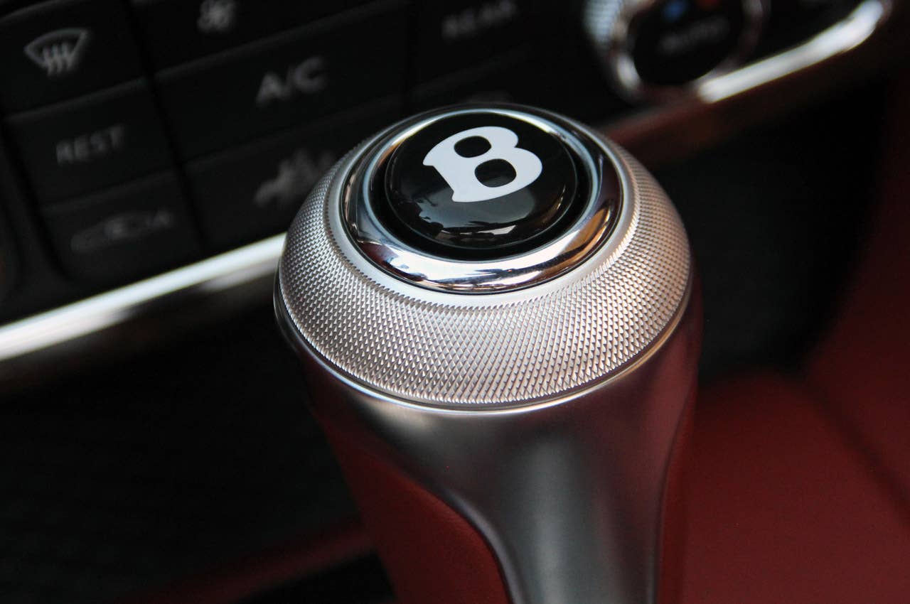 2012 Bentley Continental GTC shift knob
