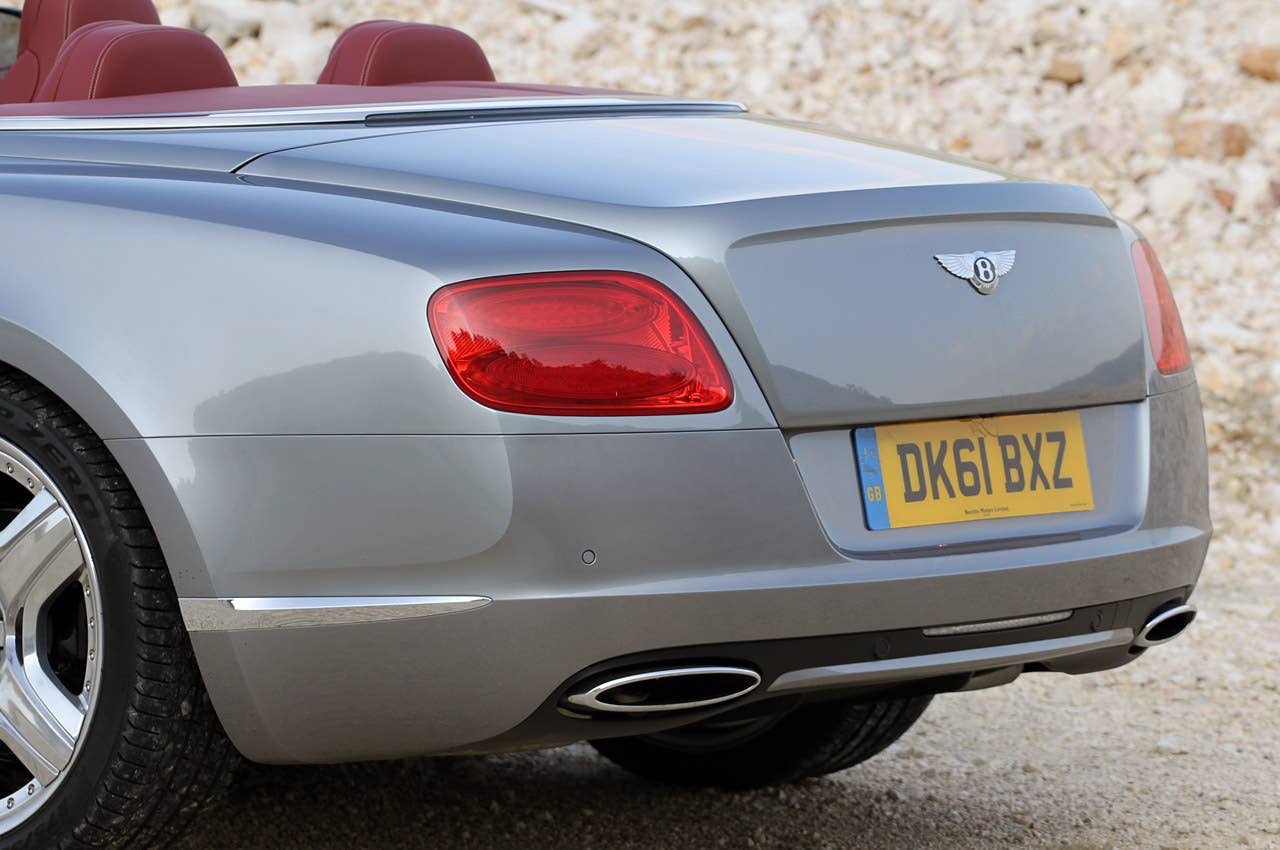 2012 Bentley Continental GTC rear detail