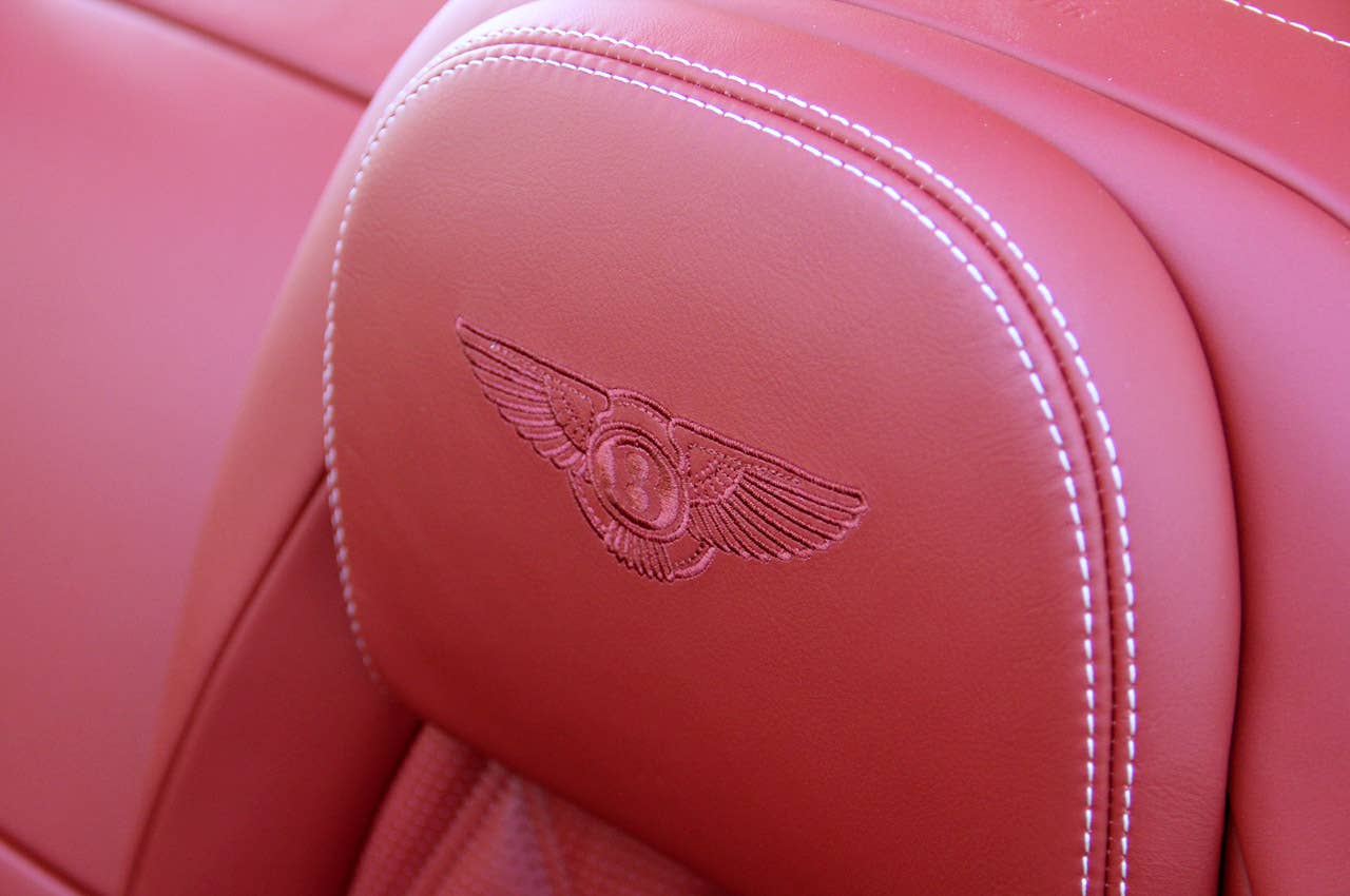 2012 Bentley Continental GTC headrest