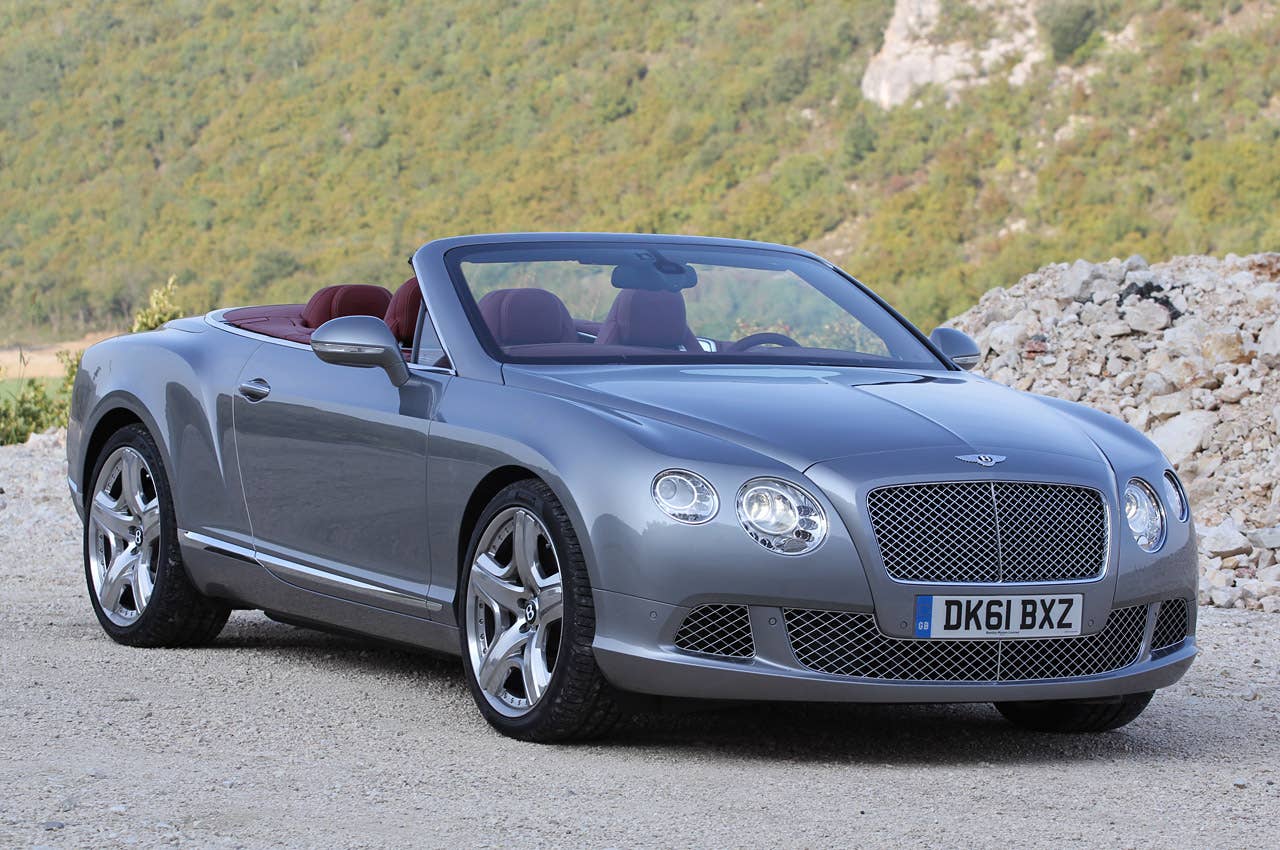 2012 Bentley Continental GTC front 3/4 view
