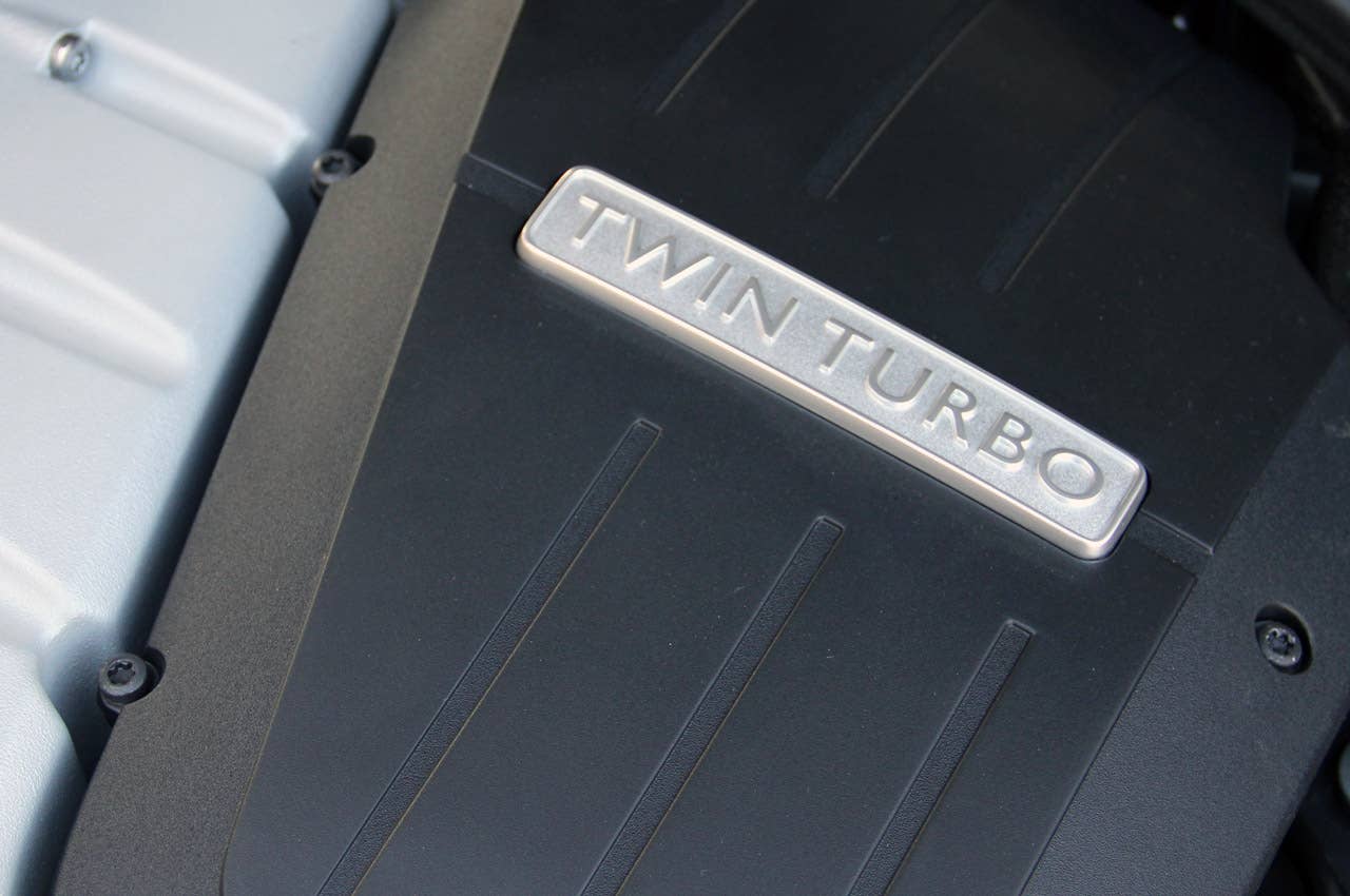 2012 Bentley Continental GTC engine detail