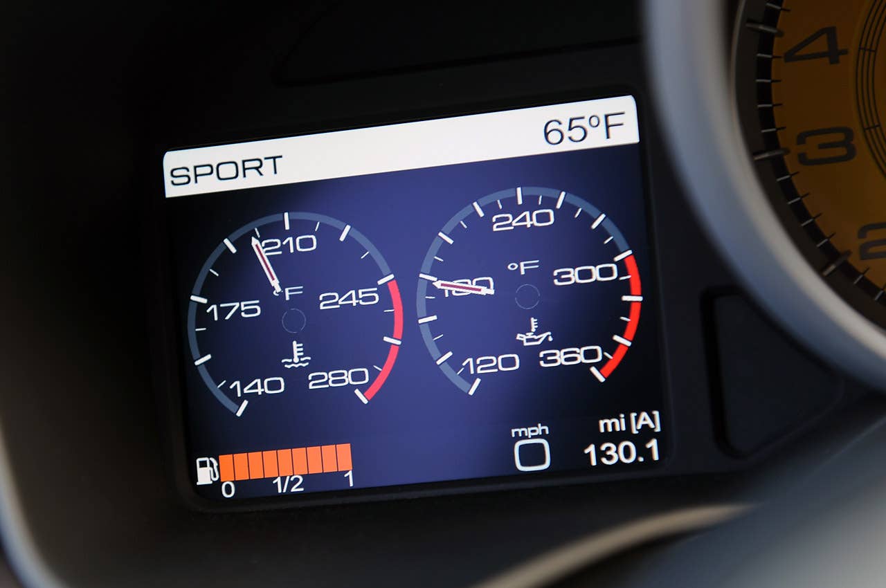 2013 Ferrari FF gauges