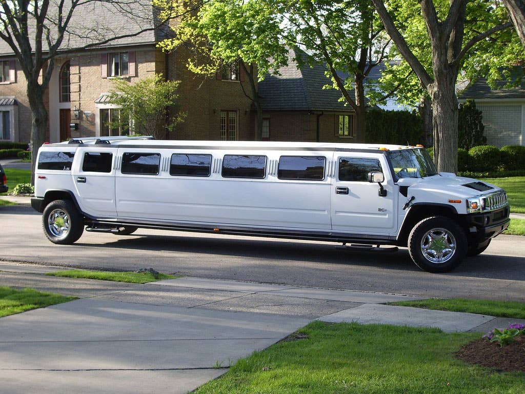 Just look at this thing. Could any car be more American? It's almost perfect, as it follows the unwritten rule of American luxury. We don't really want anything too nice, but we want lots of it. Luxury by the pound, or in this case, by the foot. In many ways, big old Hummer limos are in fact the heirs to the giant Caddy limousines of yore. What better car to load up with hormone ravaged teenagers a few short months before they enter dull old adulthood?