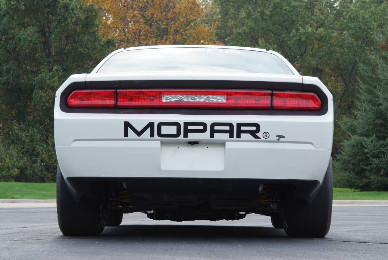 2011 Dodge Challenger Drag Pak V10 rear