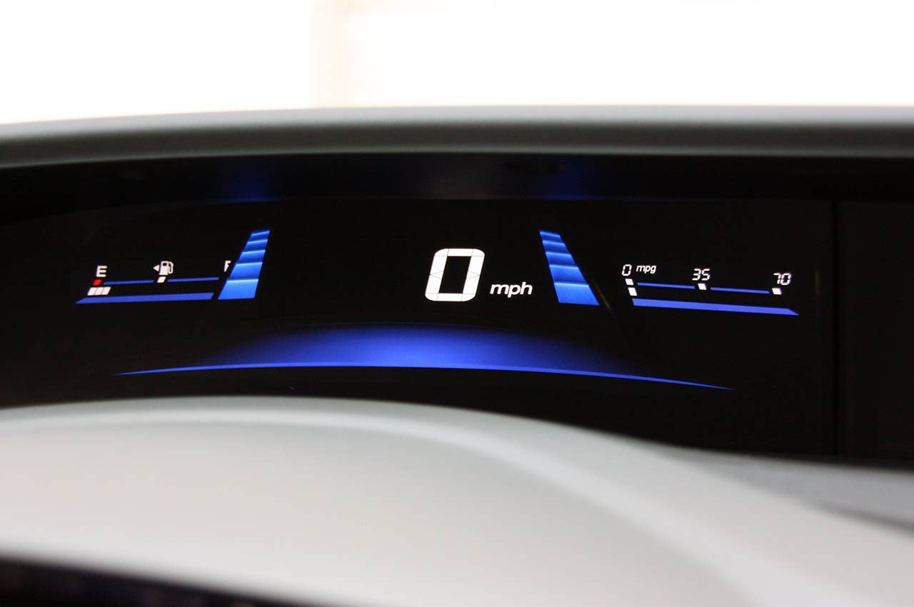 2012 Honda Civic EX Sedan speedometer