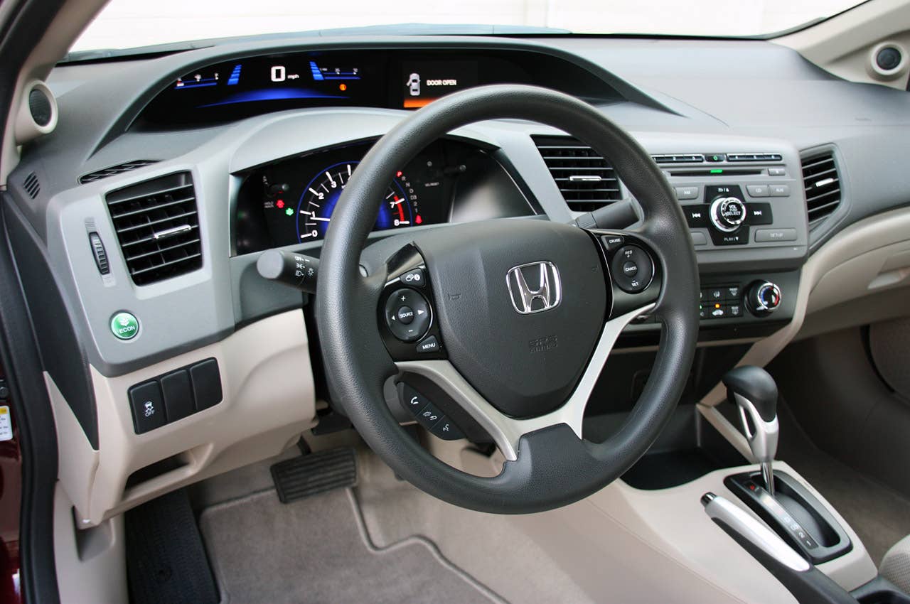 2012 Honda Civic EX Sedan interior