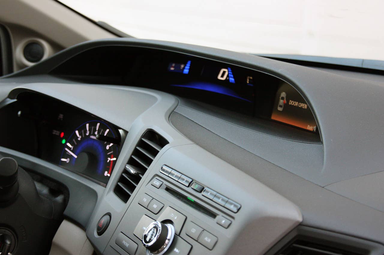 2012 Honda Civic EX Sedan dash