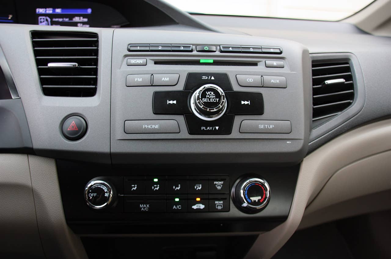 2012 Honda Civic EX Sedan instrument panel