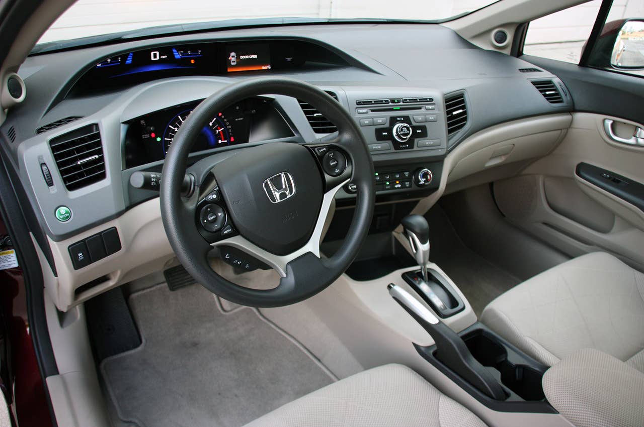 2012 Honda Civic EX Sedan interior