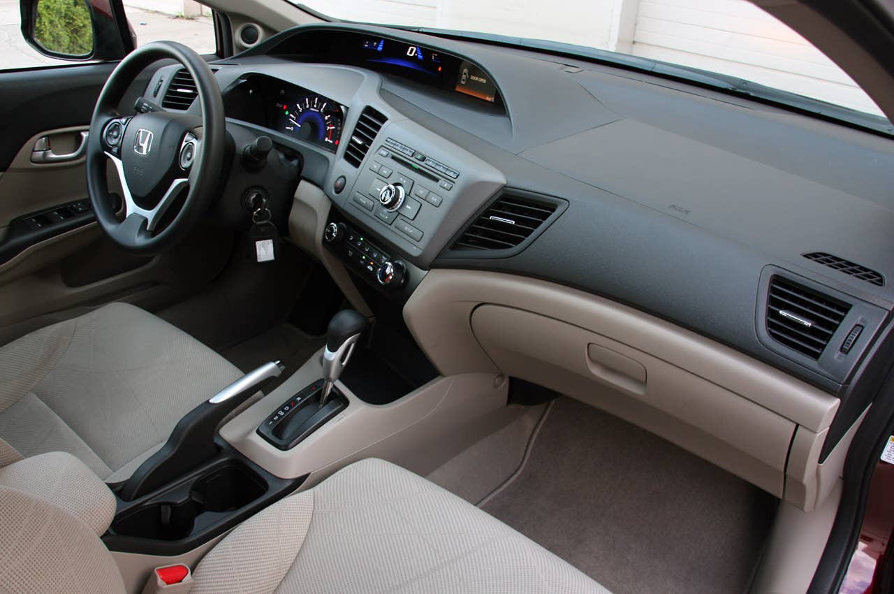 2012 Honda Civic EX Sedan interior