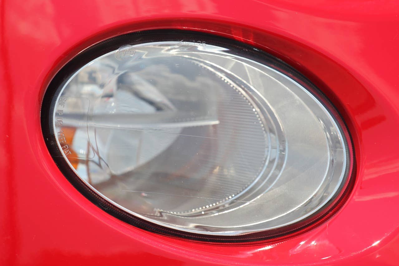 2012 Fiat 500C headlight