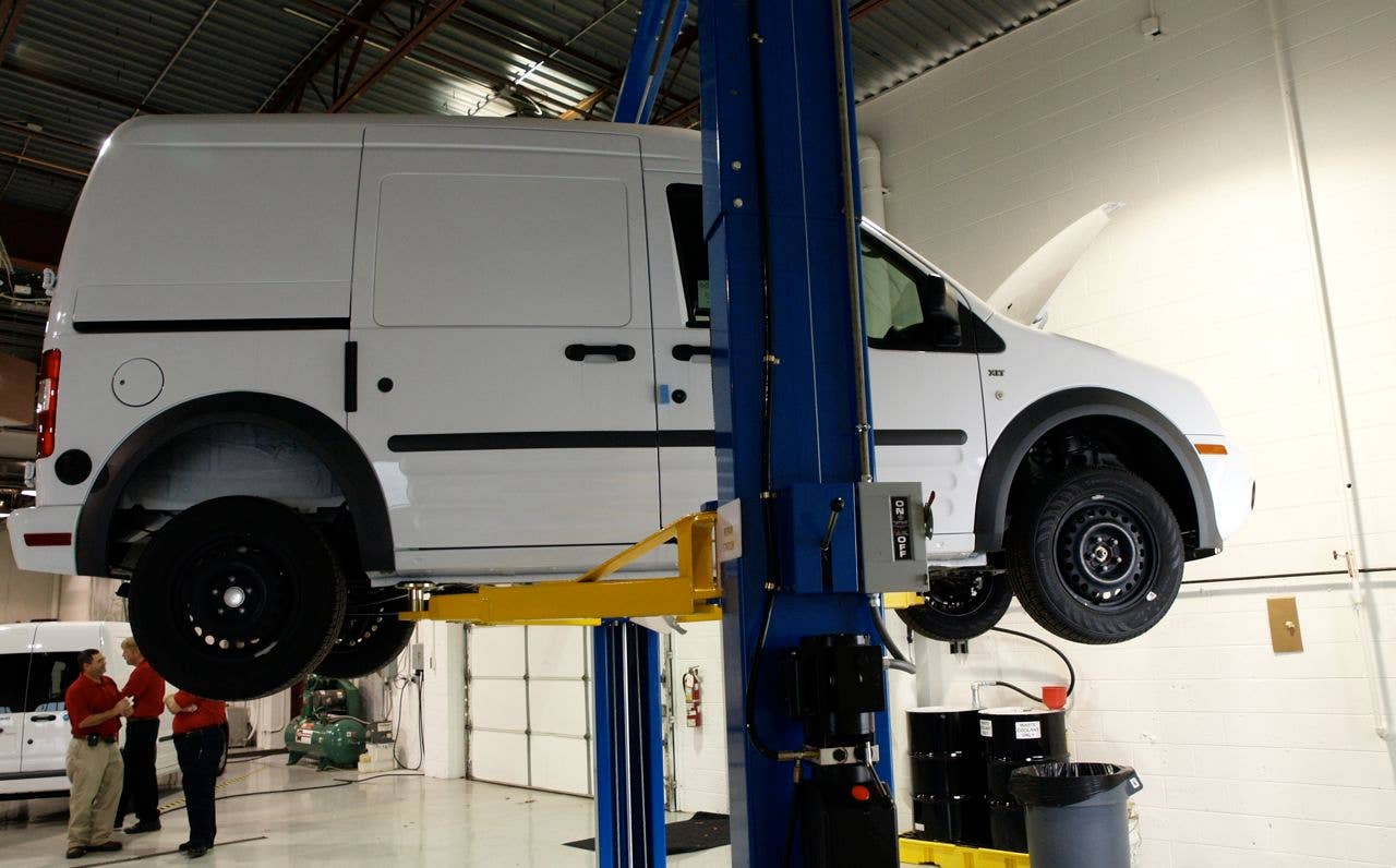 ford transit connect electric van