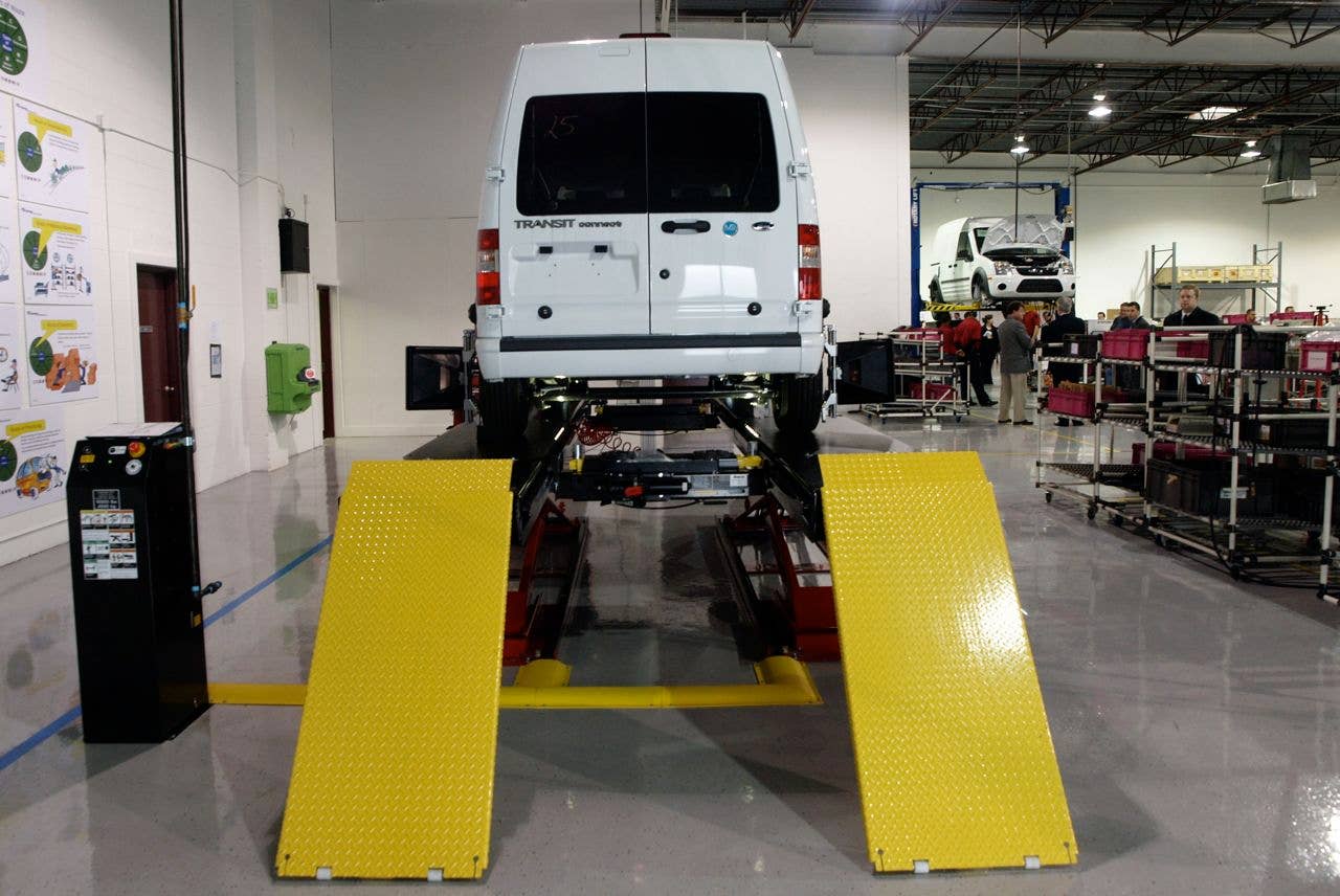 ford transit connect electric van