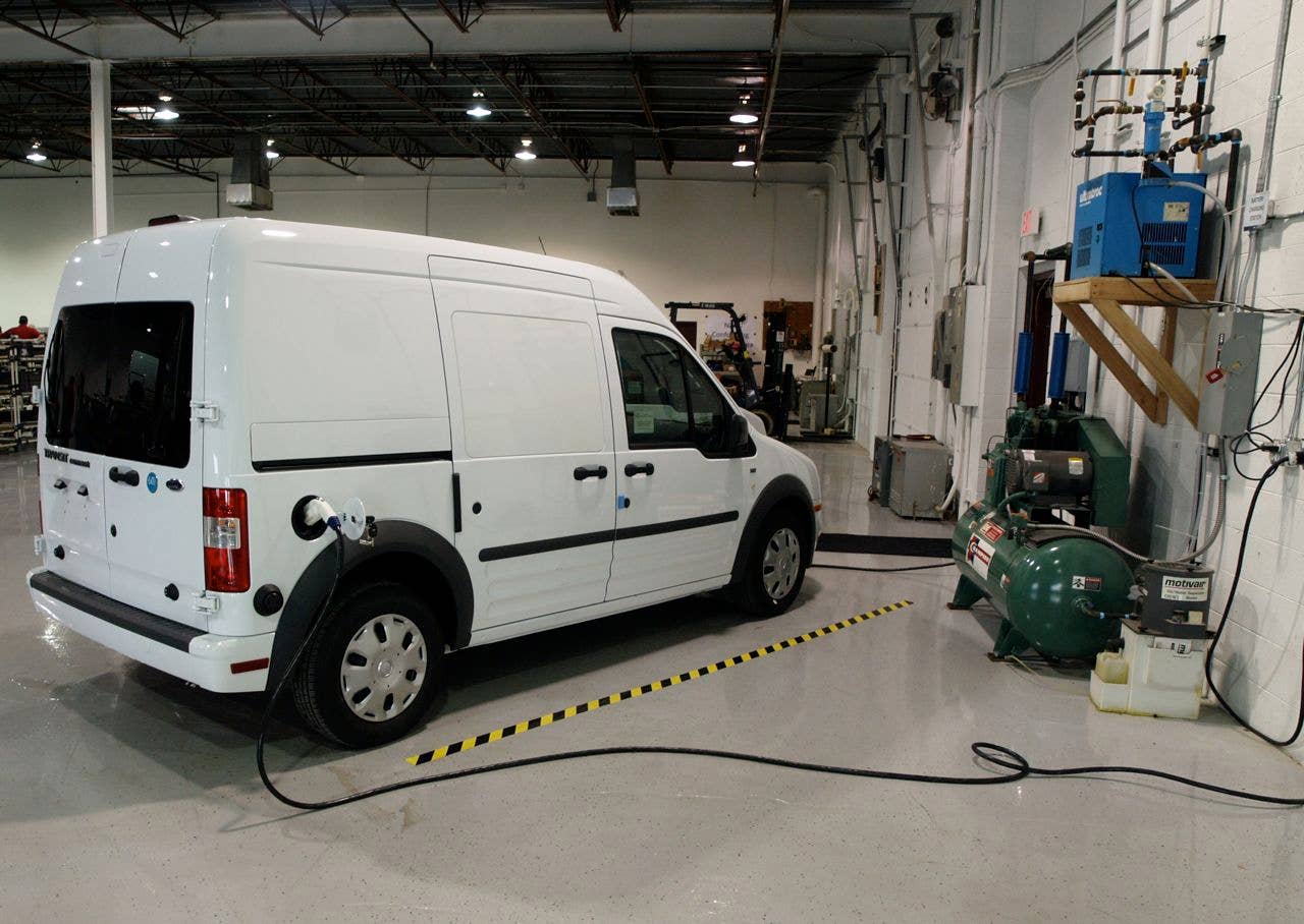 ford transit connect electric van