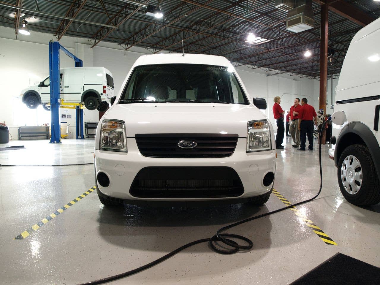ford transit connect electric van